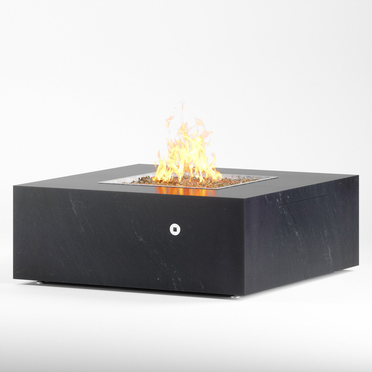 Famosa Fire Pit Table with Black mist honed Granite