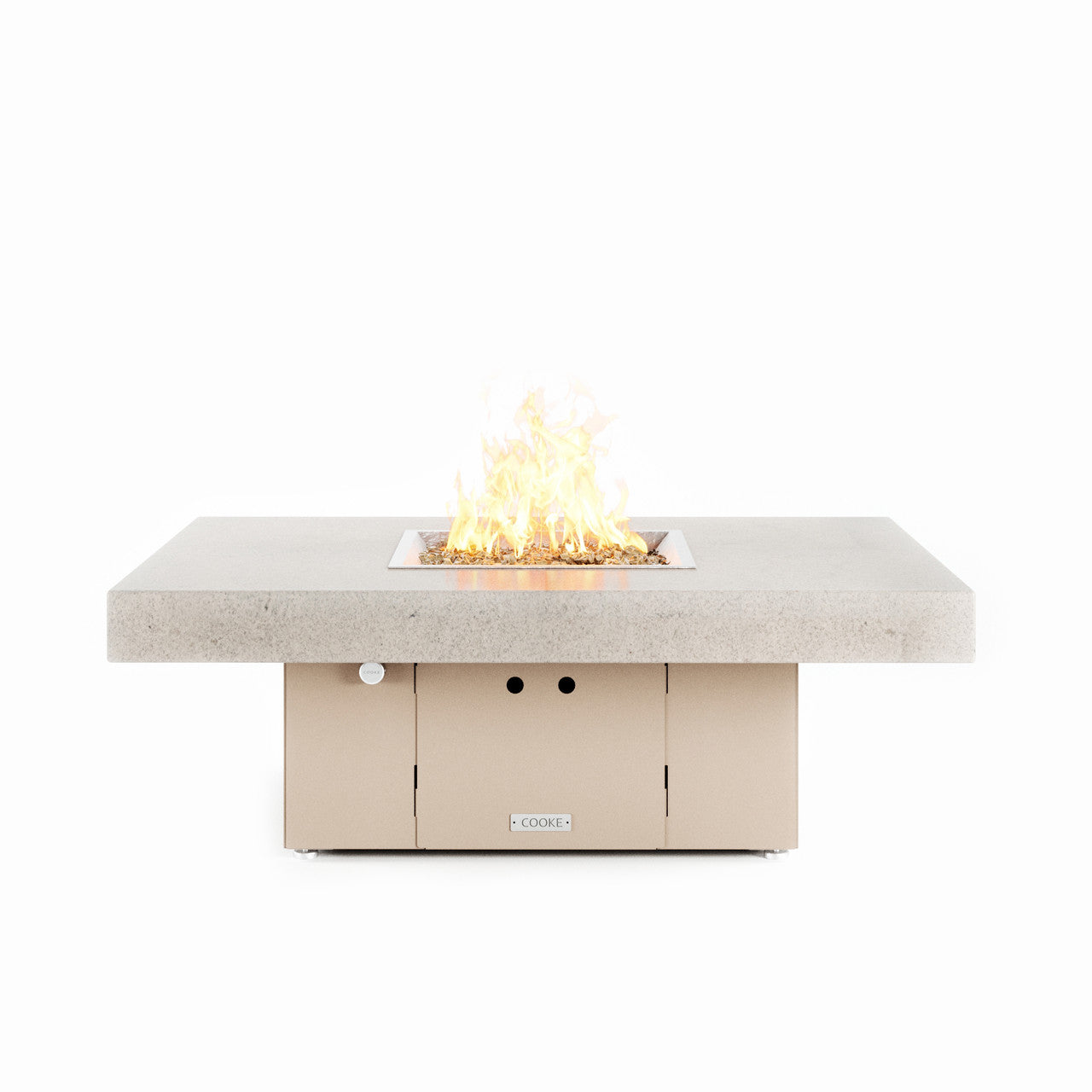 COOKE Santa Barbara Fire Pit Table 48" x 36" x 17" - Stone Top