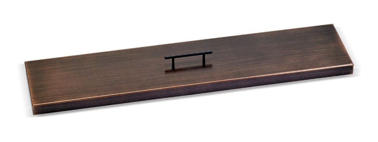 American Fire Glass 75" Linear Oil Rubbed Bronze Drop-In Pan Cover
