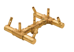 Crossfire 84K BTU Original Brass Burner - CFB84 - Circular Opening
