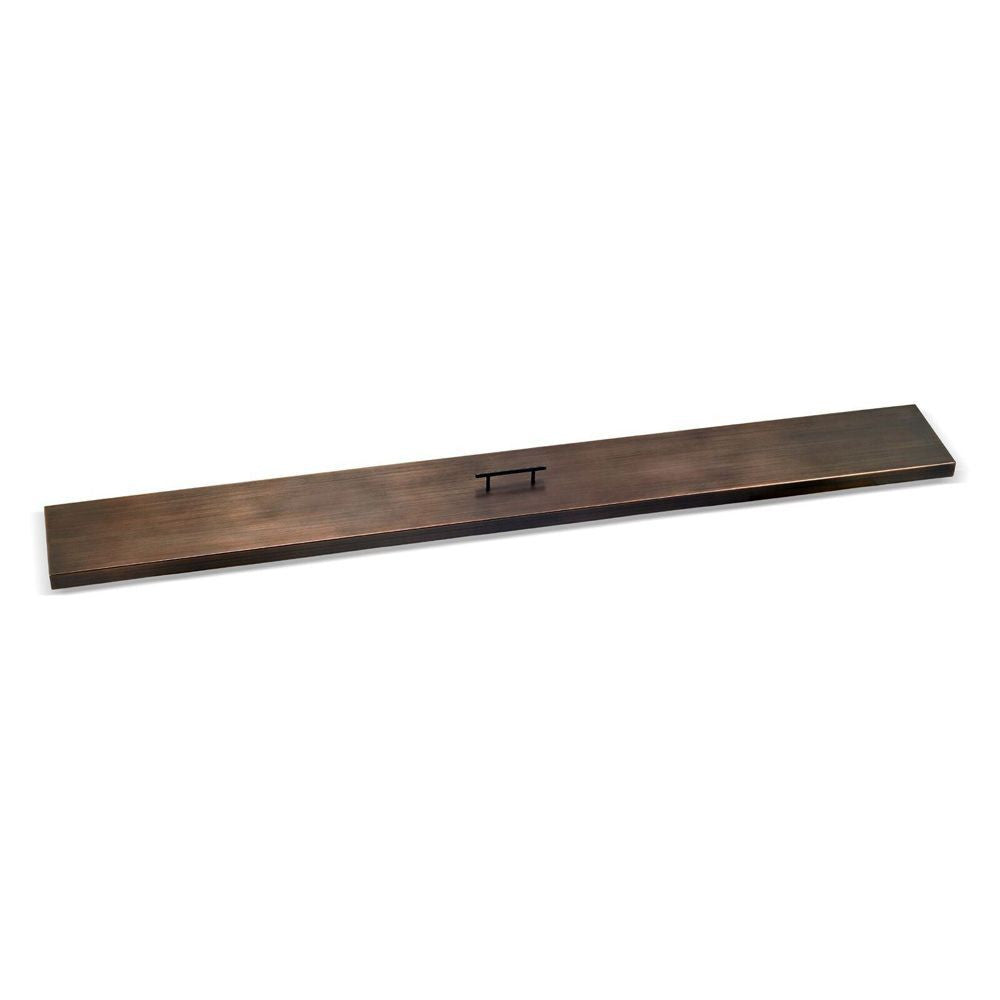American Fire Glass 75" Linear Oil Rubbed Bronze Drop-In Pan Cover