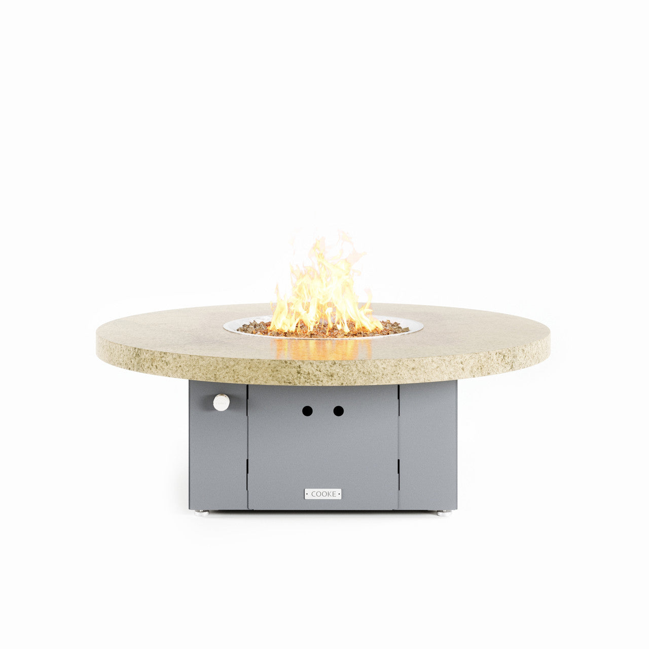 COOKE Santa Barbara Fire Pit Table 48" Diameter x 17" - Stone Top