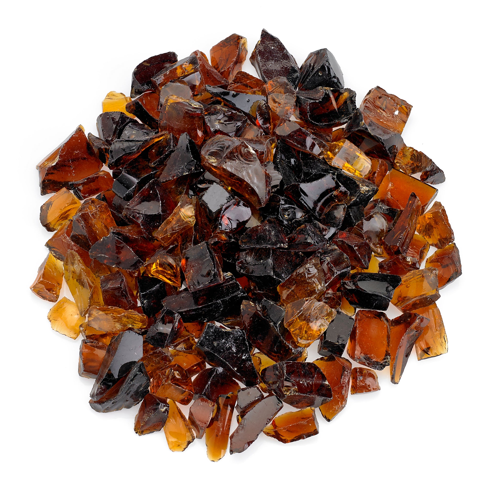 American Fire Glass - Recycled Fire Pit Glass  - Multiple Color Options - 10 lbs