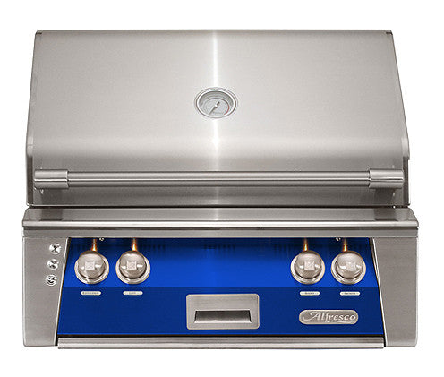 Alfresco - 30" ALXE Luxury Grill - Built-In - Ultramarine Blue