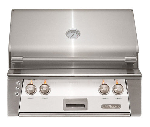 Alfresco - 30" ALXE Luxury Grill - Built-In - Signal White