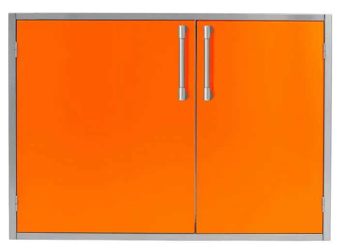 Alfresco 30 X 21-Inch Low Profile Sealed Dry Storage Pantry - Luminous Orange-Gloss - AXEDSP-30L-S2005
