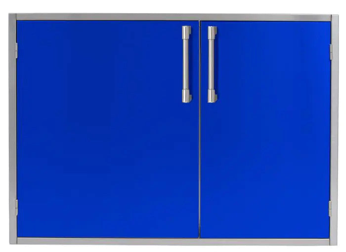 Alfresco 30 X 21-Inch Low Profile Sealed Dry Storage Pantry - Ultramarine Blue-Gloss - AXEDSP-30L-S5002