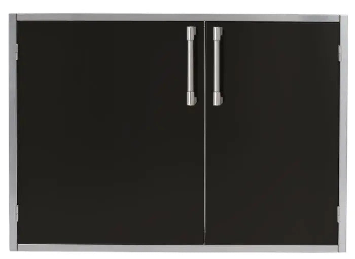 Alfresco 30 X 21-Inch Low Profile Sealed Dry Storage Pantry - Jet Black-Gloss - AXEDSP-30L-S9005
