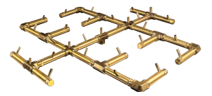 Crossfire 350K BTU Original Brass Burner  - CFB350 - Circular Opening