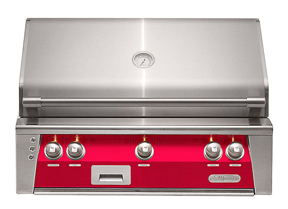 Alfresco - 36" ALXE Luxury Grill - Built-In - Raspberry Red