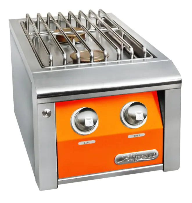 Alfresco Dual Side Burner for Freestanding Grill - Luminous Orange-Gloss