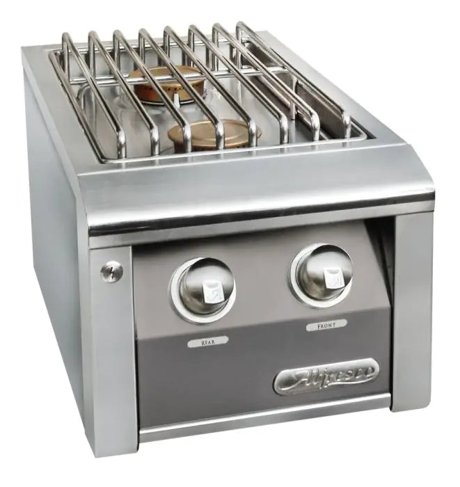 Alfresco Dual Side Burner for Freestanding Grill - Signal Grey-Gloss
