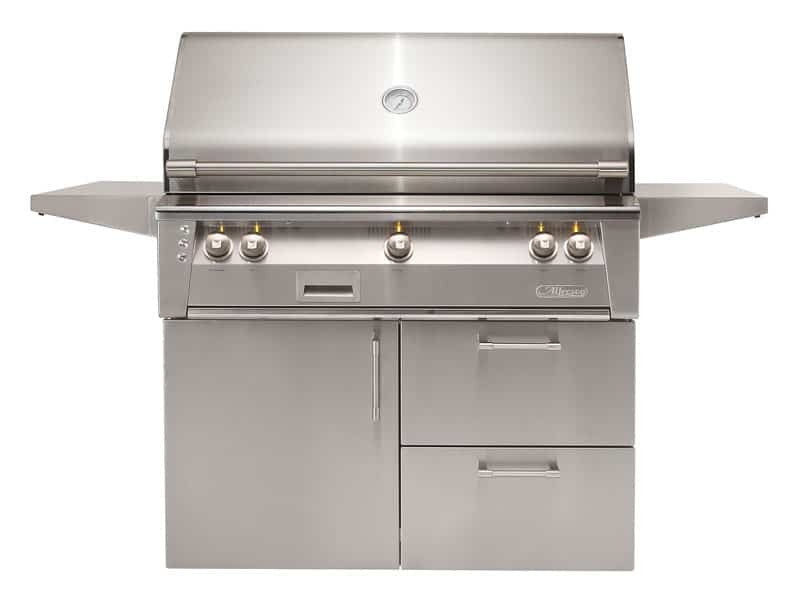 Alfresco - 42" ALXE Luxury Grill - Deluxe Cart