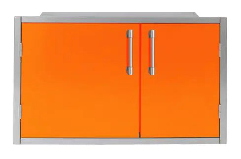 Alfresco 42 X 21-Inch Low Profile Sealed Dry Storage Pantry - Luminous Orange-Gloss - AXEDSP-42L-S2005