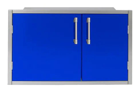 Alfresco 42 X 21-Inch Low Profile Sealed Dry Storage Pantry - Ultramarine Blue-Gloss - AXEDSP-42L-S5002
