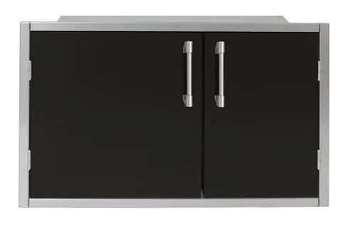 Alfresco 42 X 21-Inch Low Profile Sealed Dry Storage Pantry - Jet Black-Gloss - AXEDSP-42L-S9005