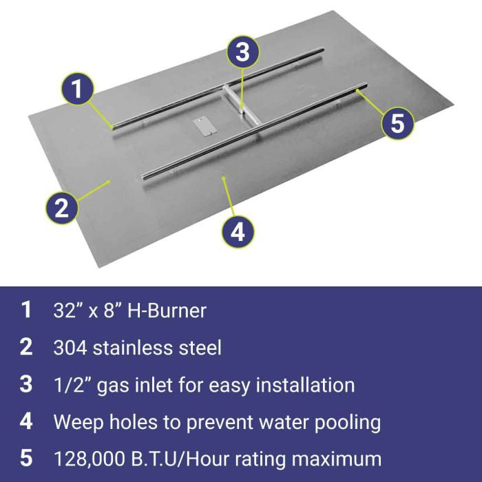 48" x 24" Rectangular Stainless Steel Flat Pan