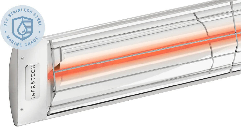 Infratech C4024MG Infrared Electric Patio Heater Stainless Steel Marine Grade