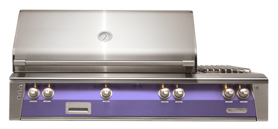 Alfresco - 56" ALXE Luxury Deluxe Grill - Built-In - Blue Lilac