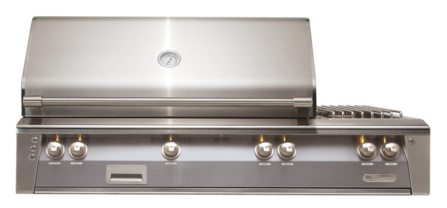 Alfresco - 56" ALXE Luxury Deluxe Grill - Built-In - Signal Grey