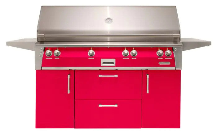 Alfresco 56" Standard Cart - Raspberry Red-Gloss