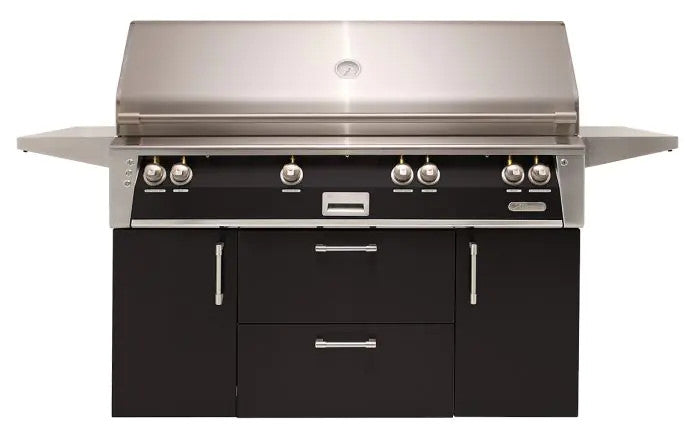 Alfresco 56" Standard Cart - Jet Black-Gloss