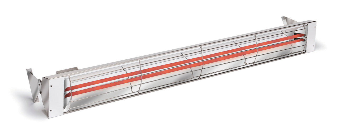 INFRATECH WD SERIES 61-INCH DUAL ELEMENT 6000W FLUSH MOUNTED INFRARED ELECTRIC HEATER