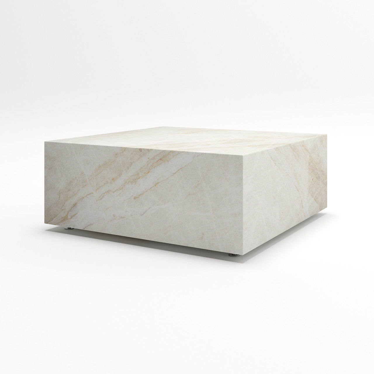 COOKE Famosa - Square Table - Taj Mahal Quartzite