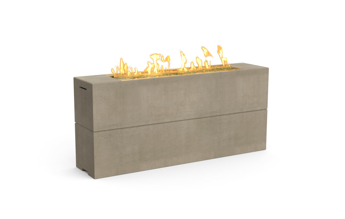 American Fyre Designs - Milan Tall Linear - Dining Height Firetable