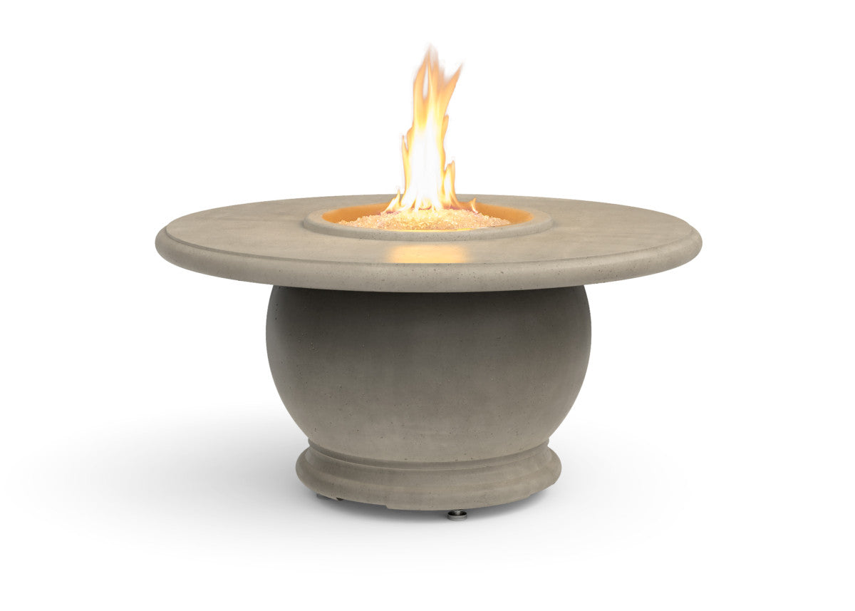 American Fyre Designs - Amphora Firetable with Concrete Top - Chat Height