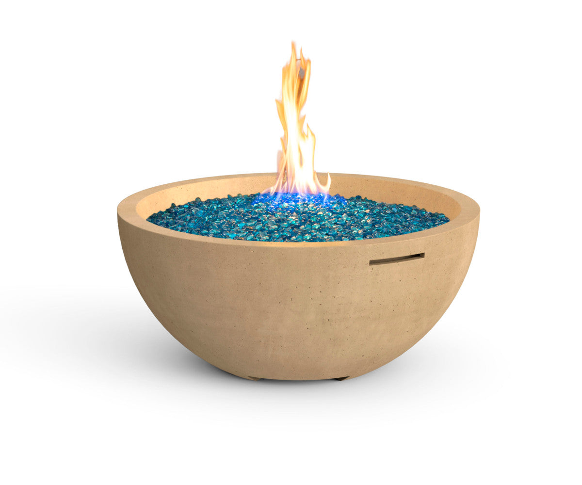 American Fyre Designs - 36" Fire Bowl - Café Blanco color