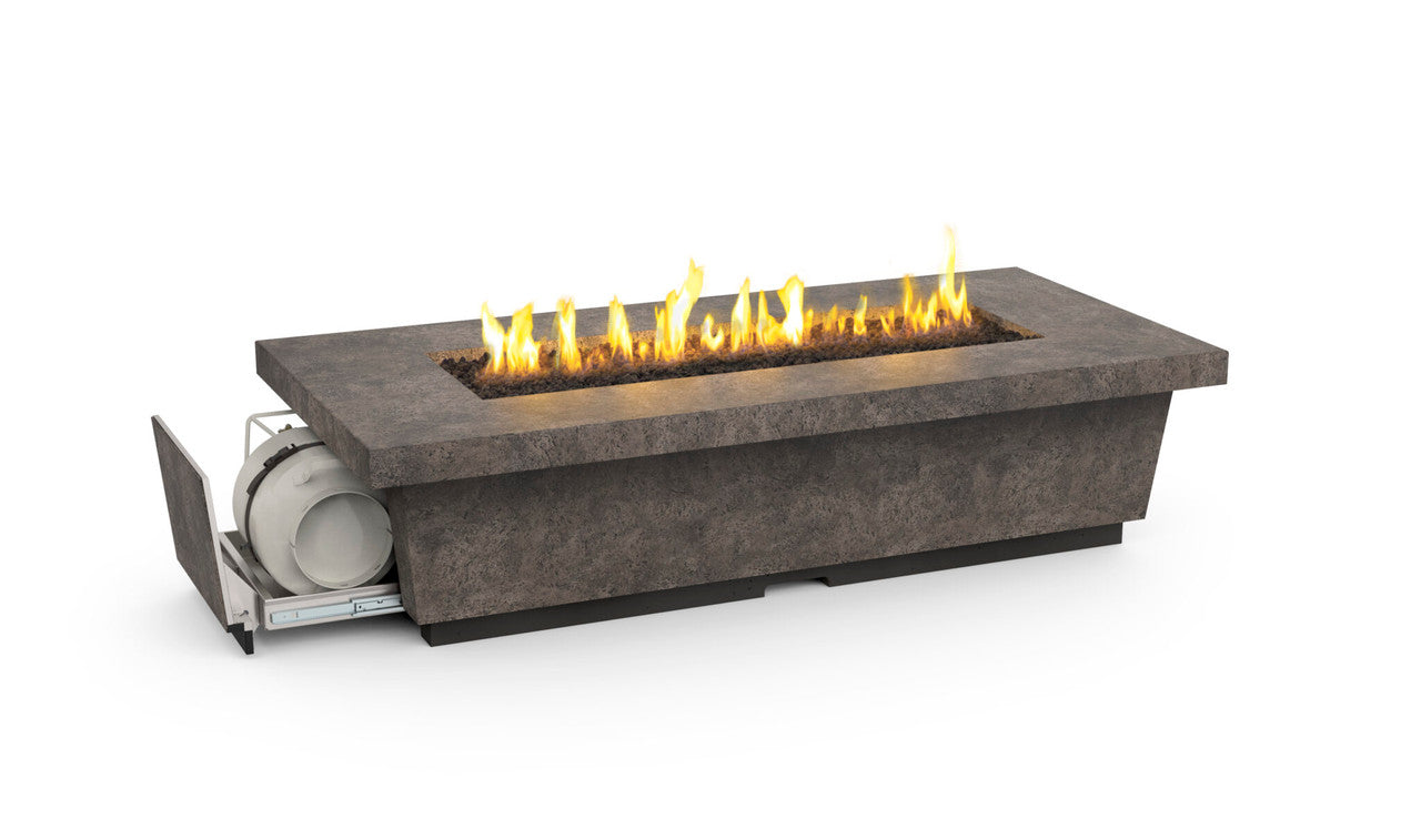 American Fyre Designs - Contempo LP Select Long - Lounge Height Firetable