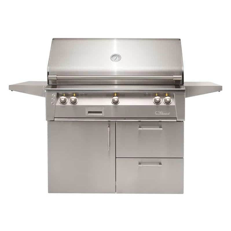 Alfresco 42'' Deluxe Cart - Signal White-Gloss