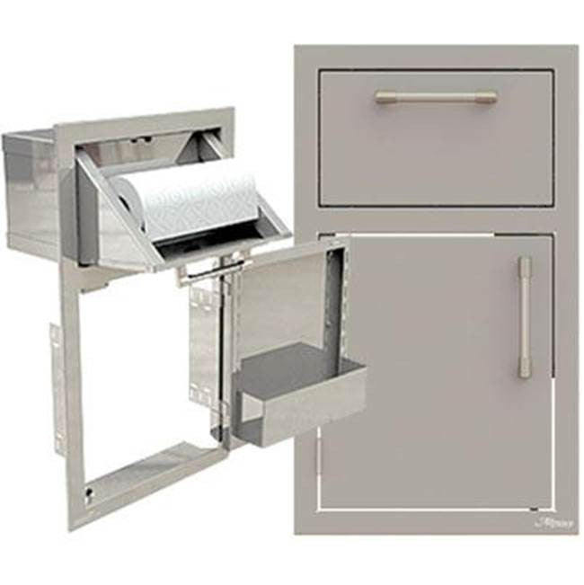 Alfresco 17'' Towel Holder w/ Door Open Left
