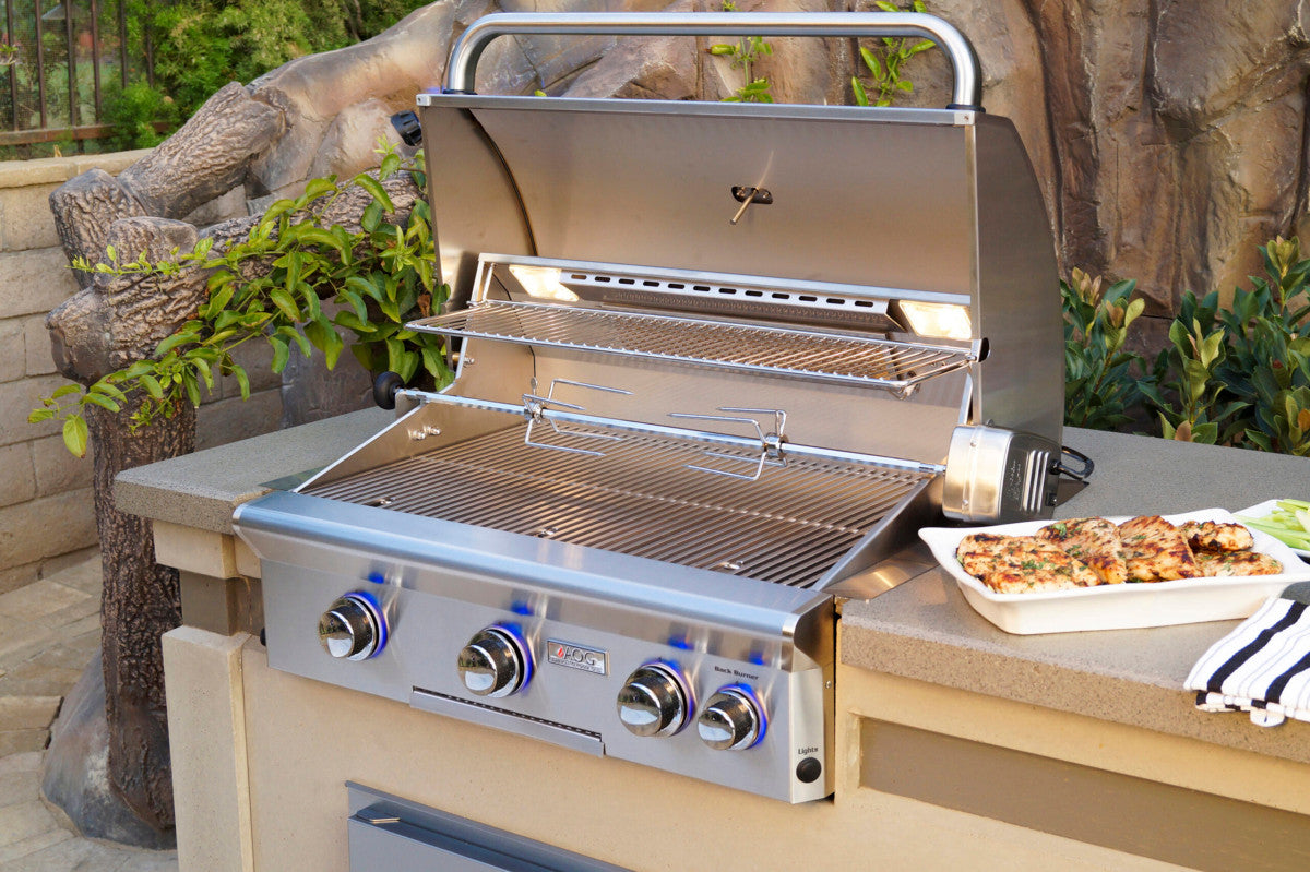 AOG - 30NBL 30" Gas Grill - Built-In | L-Series - Open