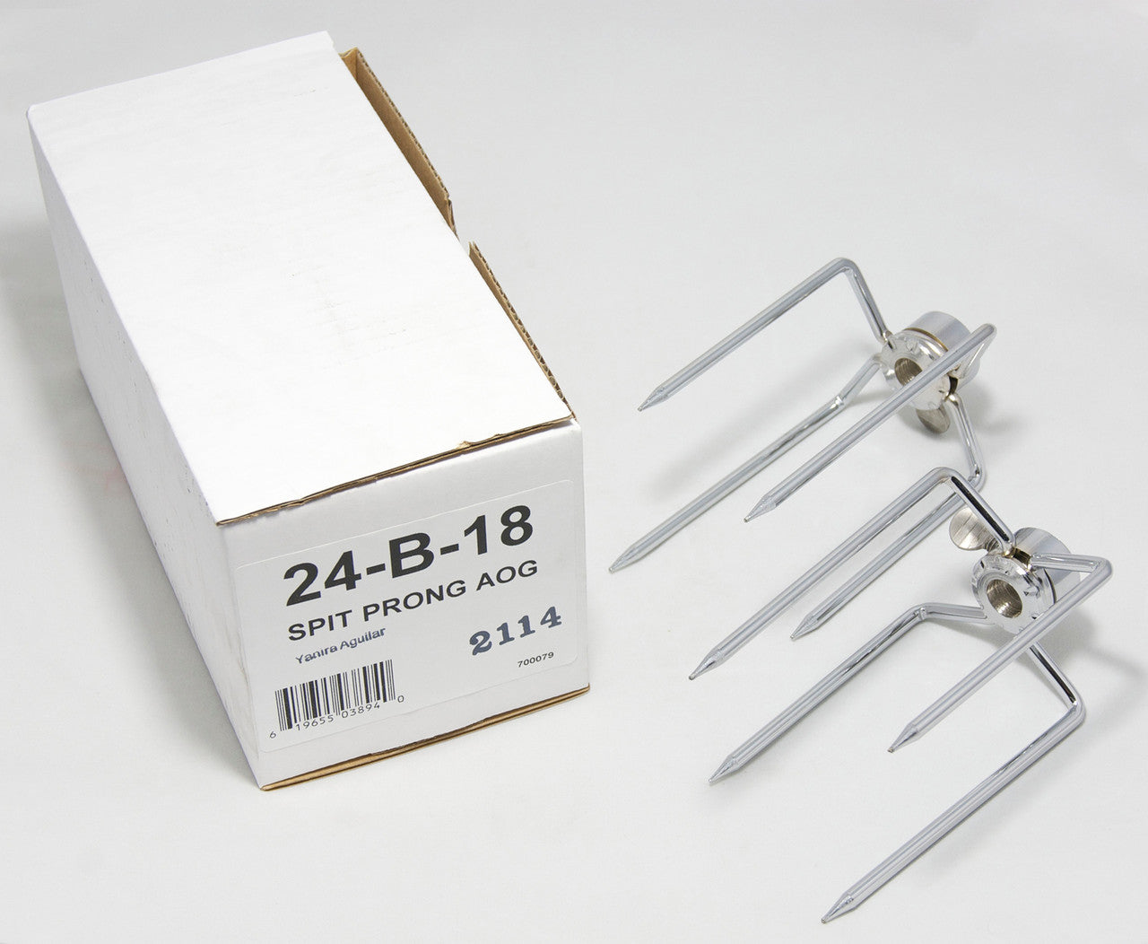 AOG - SPIT PRONG, PAIR for Built-In/Portable Grill (24", 30" or 36")