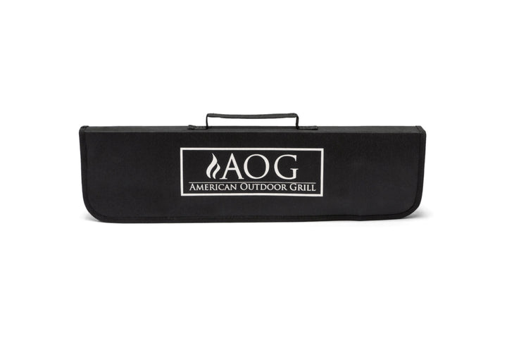 AOG - TK-1 Stainless Steel Grilling Tool Kit | 4-Piece Set - Zippered Nylon Logo Case