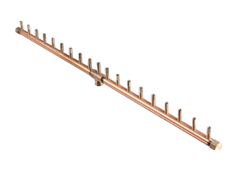 Crossfire 190K BTU Linear Brass Burner - CFBL190 - Rectangular Opening