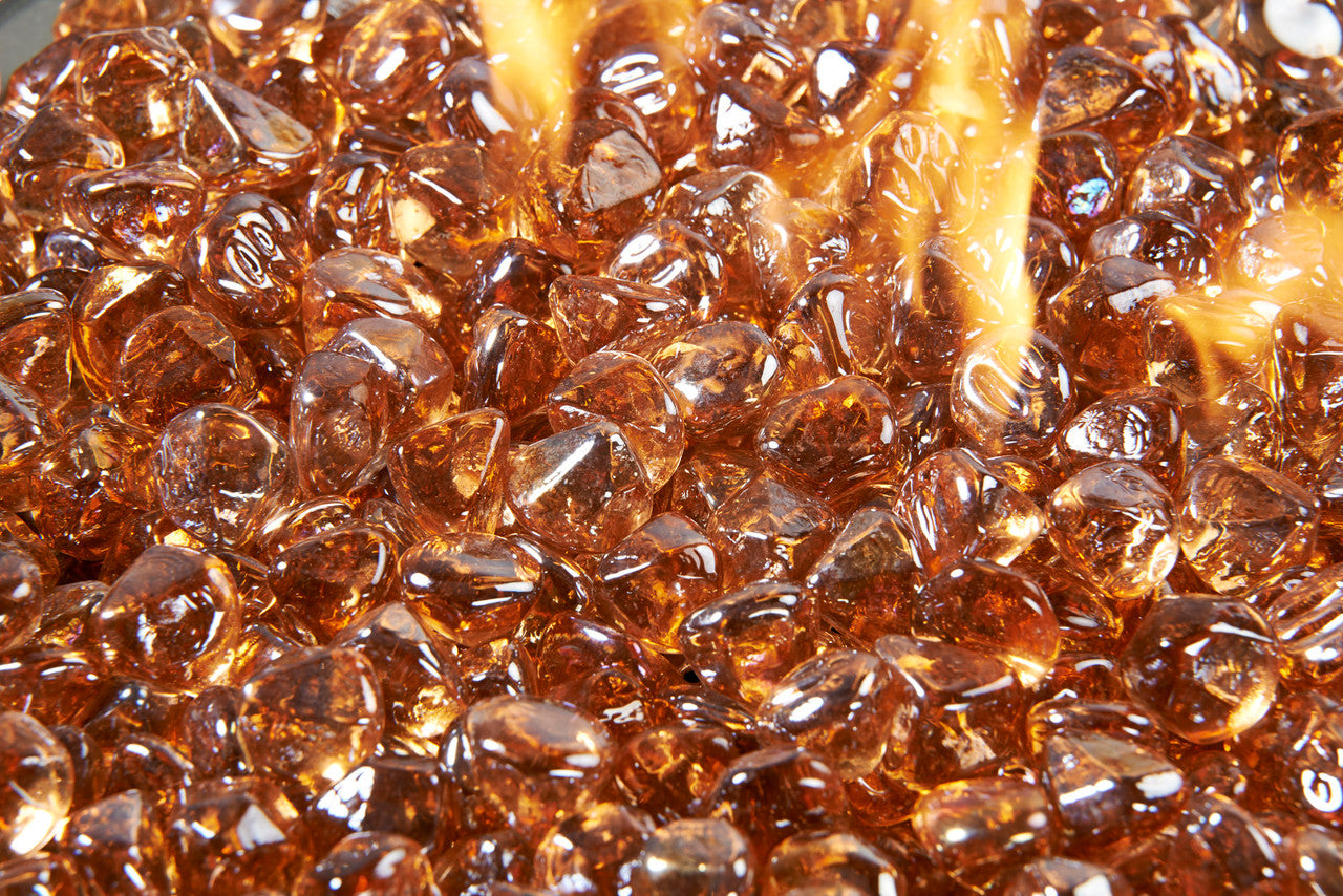 Outdoor Greatroom - Large Copper Crystal Fire Diamonds - 5lbs