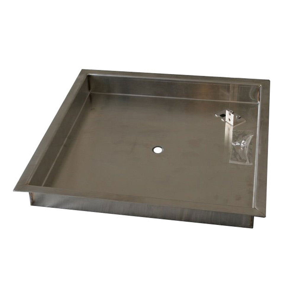 COOKE Stainless Steel Fire Pit Pan