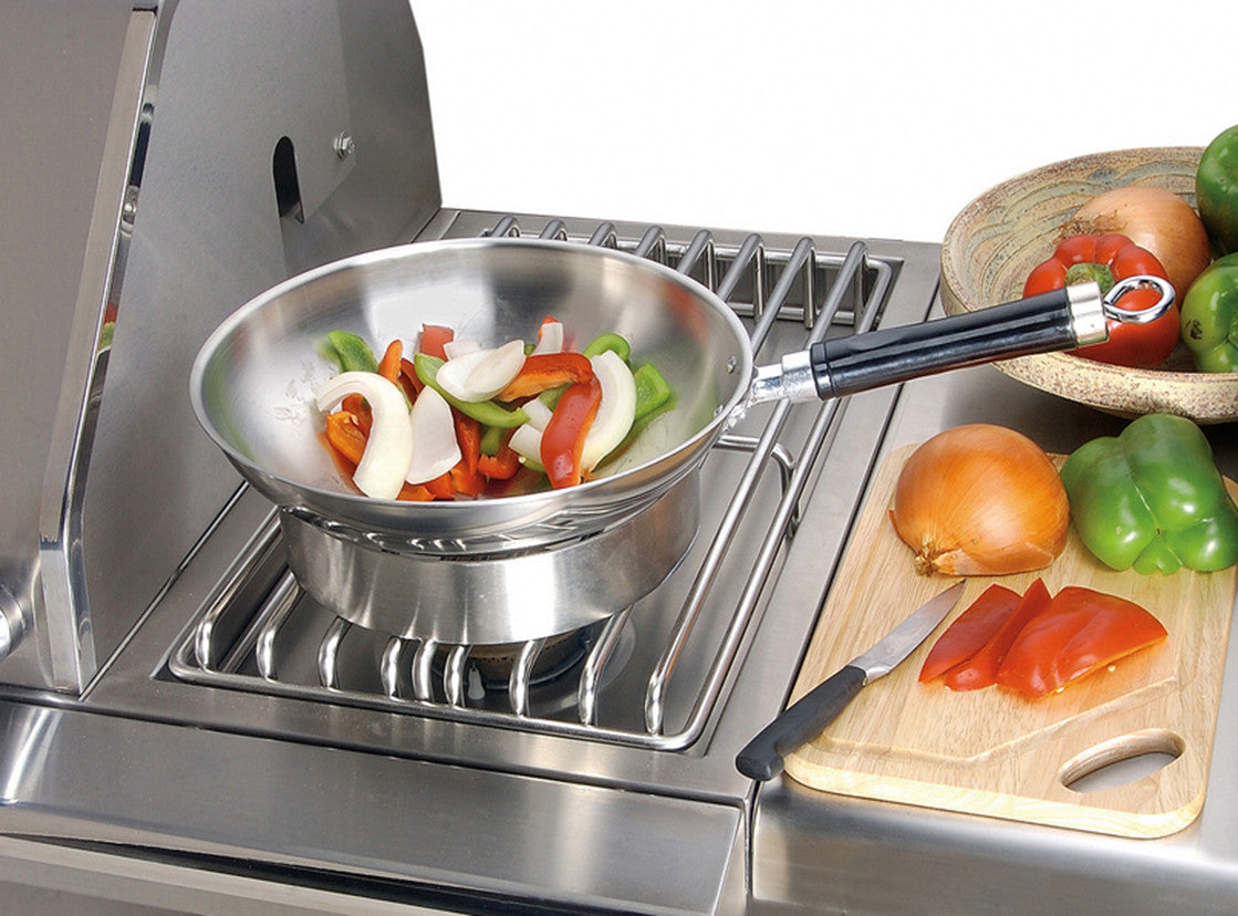 Alfresco - 14” Built-In 2 Burner Unit for Cart Mount - Side Burner