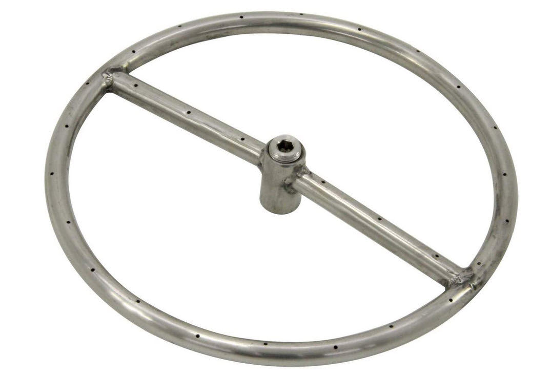 Hearth Products Controls - 12" Round Stainless Steel Burner