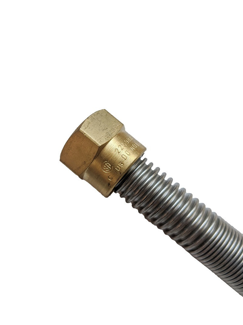Outdoor Flex Line for fire pit burner, Stainless Steel
