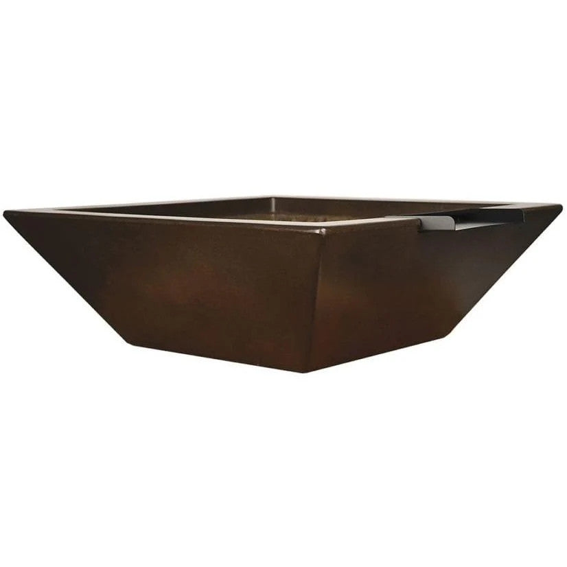 Geo Square Planter  30X10 Water Bowl in GFRC Concrete