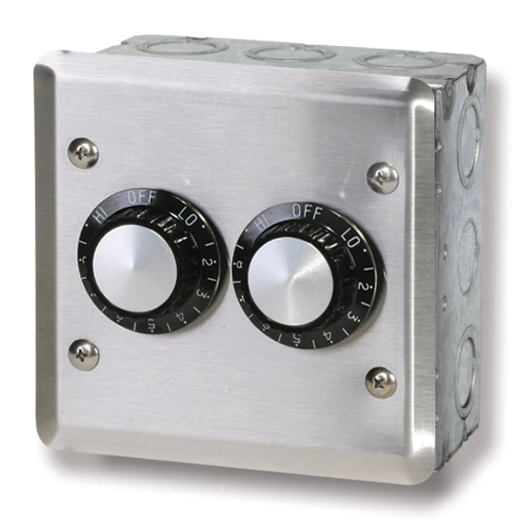 Infratech Dual In-Wall Heat Regulator For Indoor Or Protected Outdoor Areas 240 Volt - 14-4205