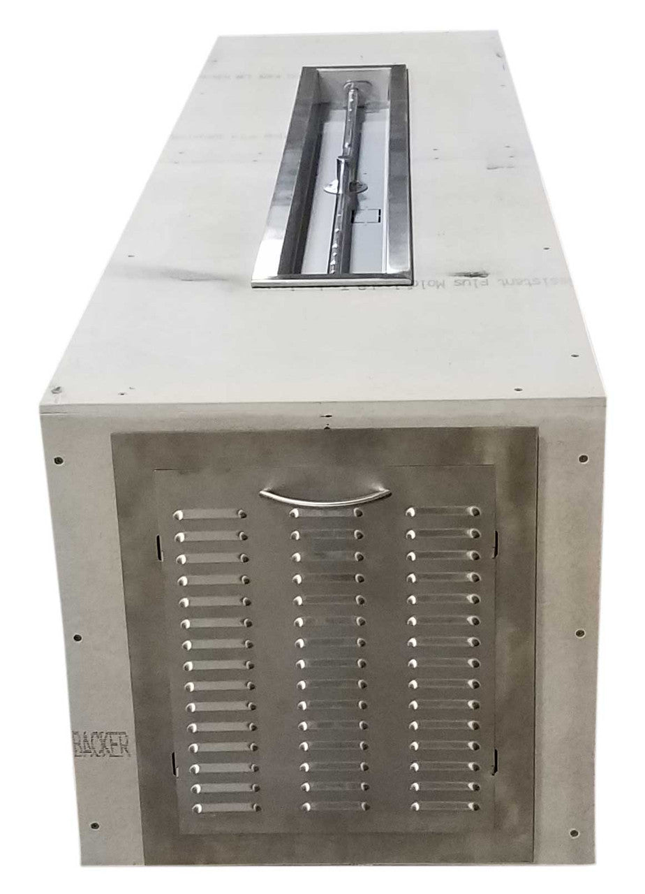 Hearth Products Controls - Rectangle Small Tank Unfinished Enclosure - 80" x 24" x 23.5" with 49" x 8"Interlink Insert