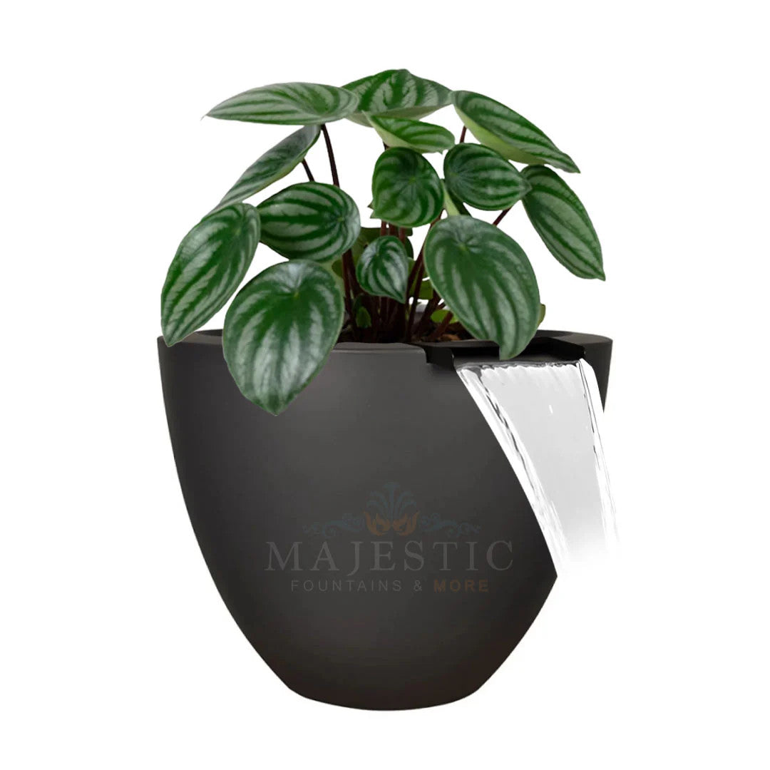 Legacy Round Planter 30X24 Water Vase in GFRC Concrete