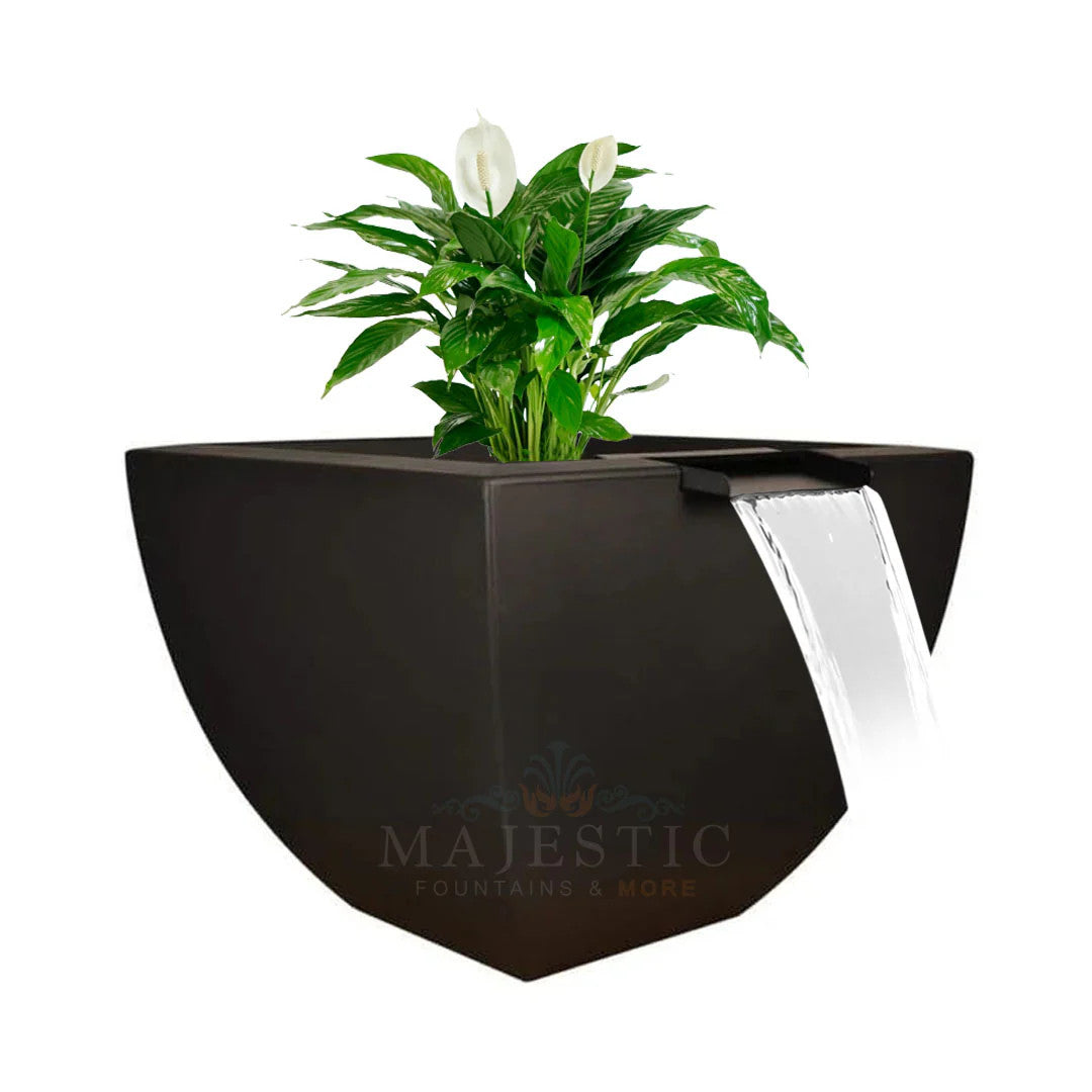 Legacy Square Planter 30X24 Water Vase in GFRC Concrete