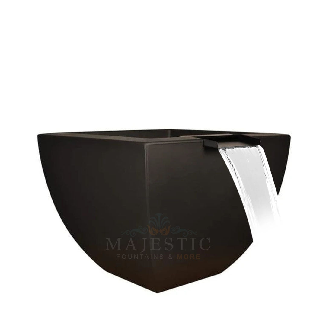 Legacy Square Water Vase 30X24 in GFRC Concrete by Archpot