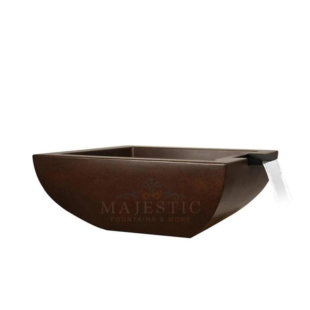 Legacy Square Water Bowl 30X12 in GFRC Concrete by Archpot